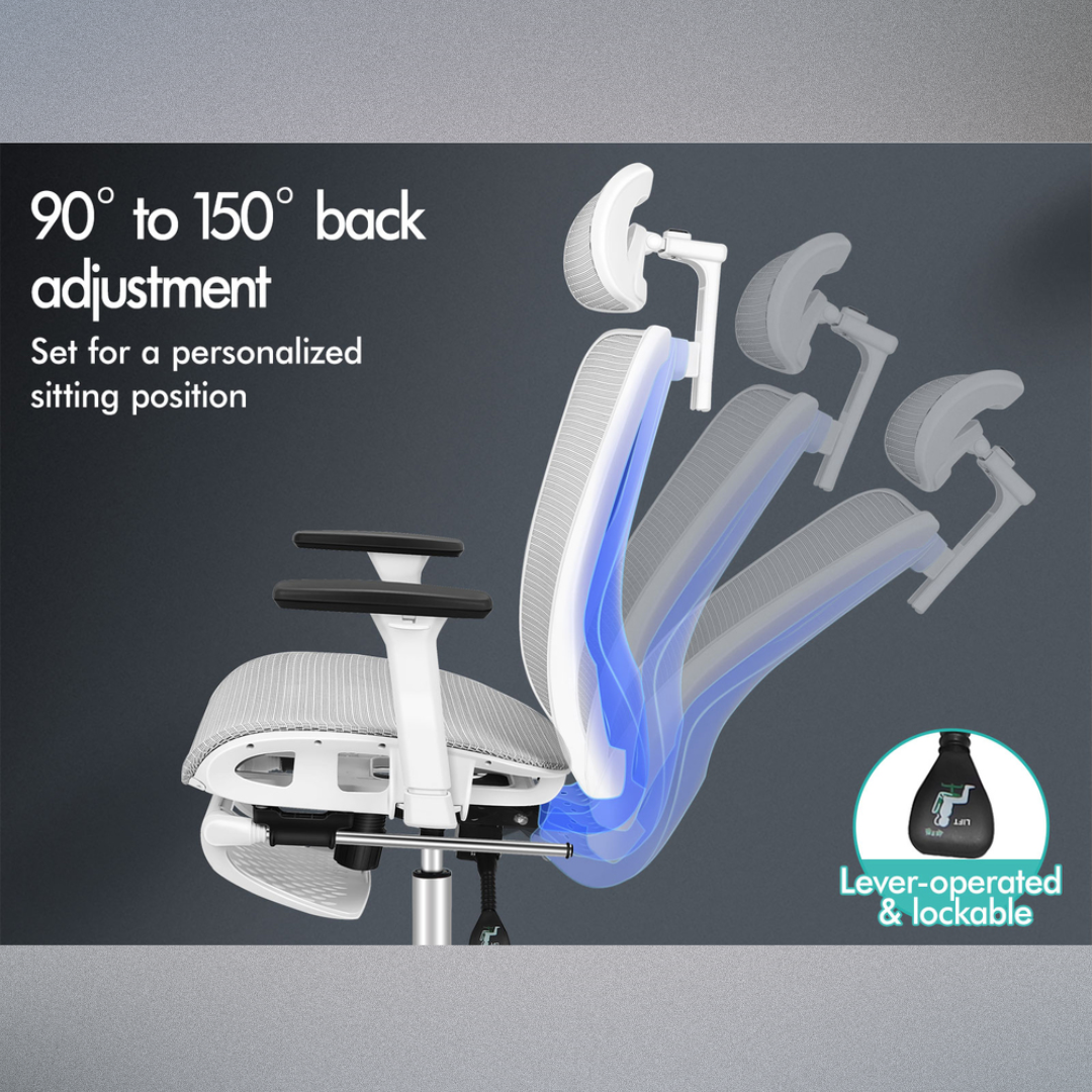 Ergonomic High Back Office Chair - Fully ergonomic support for optimal comfort