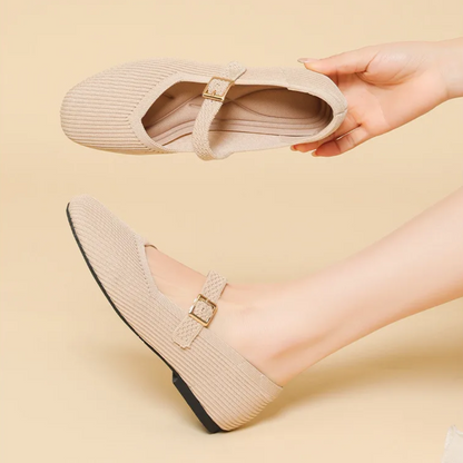 Women Cushy Square-Toe Sandals - Elegant Style for Everyday Wear