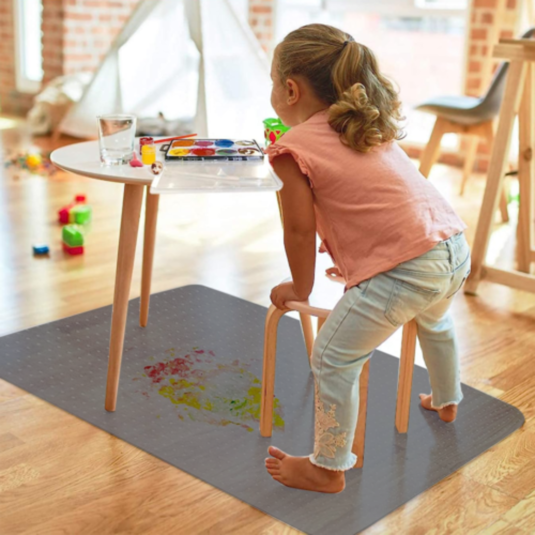 Workstation Floor Protector - Keeps Floors Safe and Clean