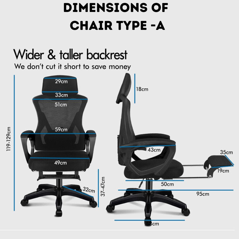 Mesh Office Chair with Head Support Chair for Optimal Comfort while working