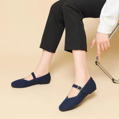 Women Cushy Square-Toe Sandals - Elegant Style for Everyday Wear