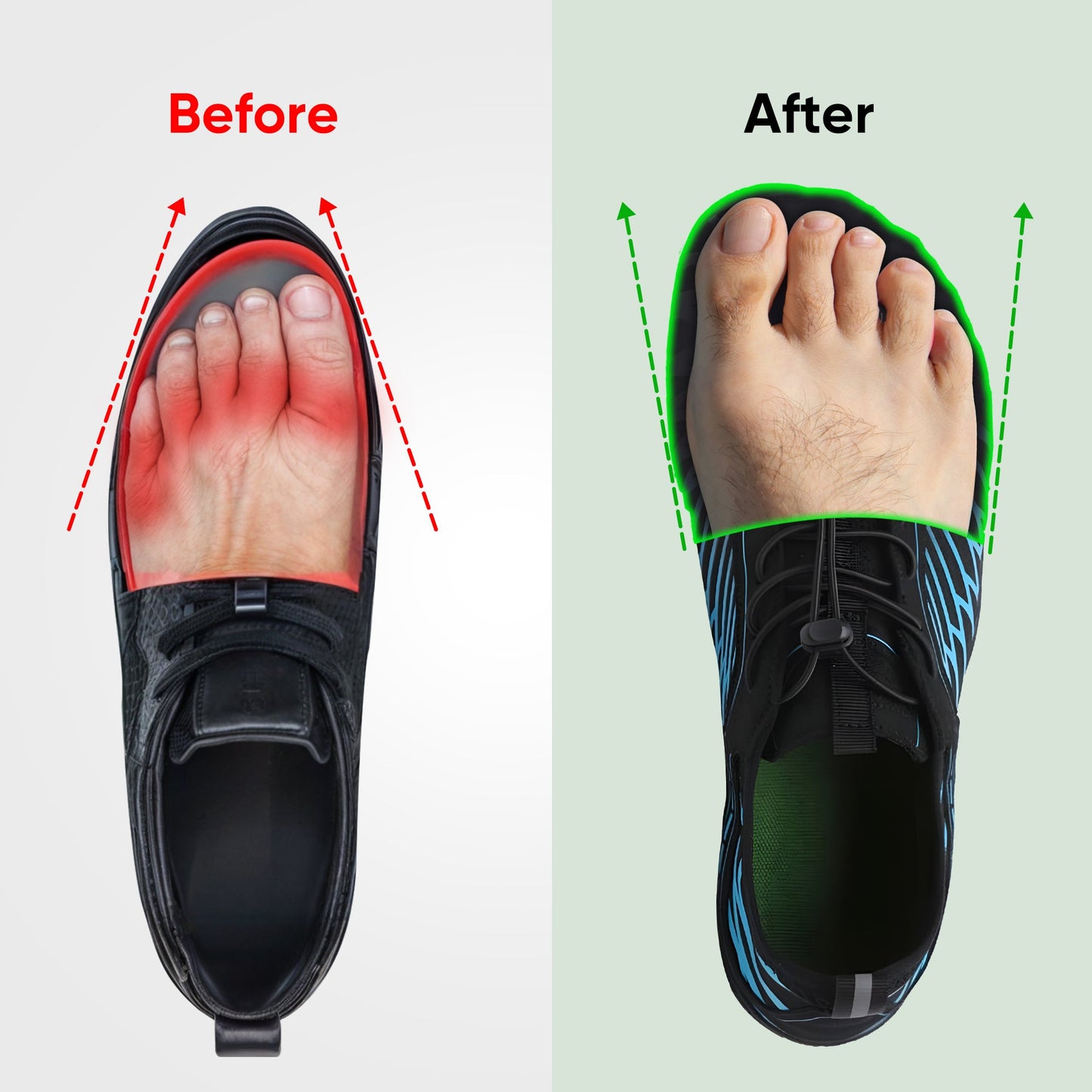 Non-Slip Barefoot Shoes for Healthy Feet (Unisex) + FREE Shoe Cleaning Brush.