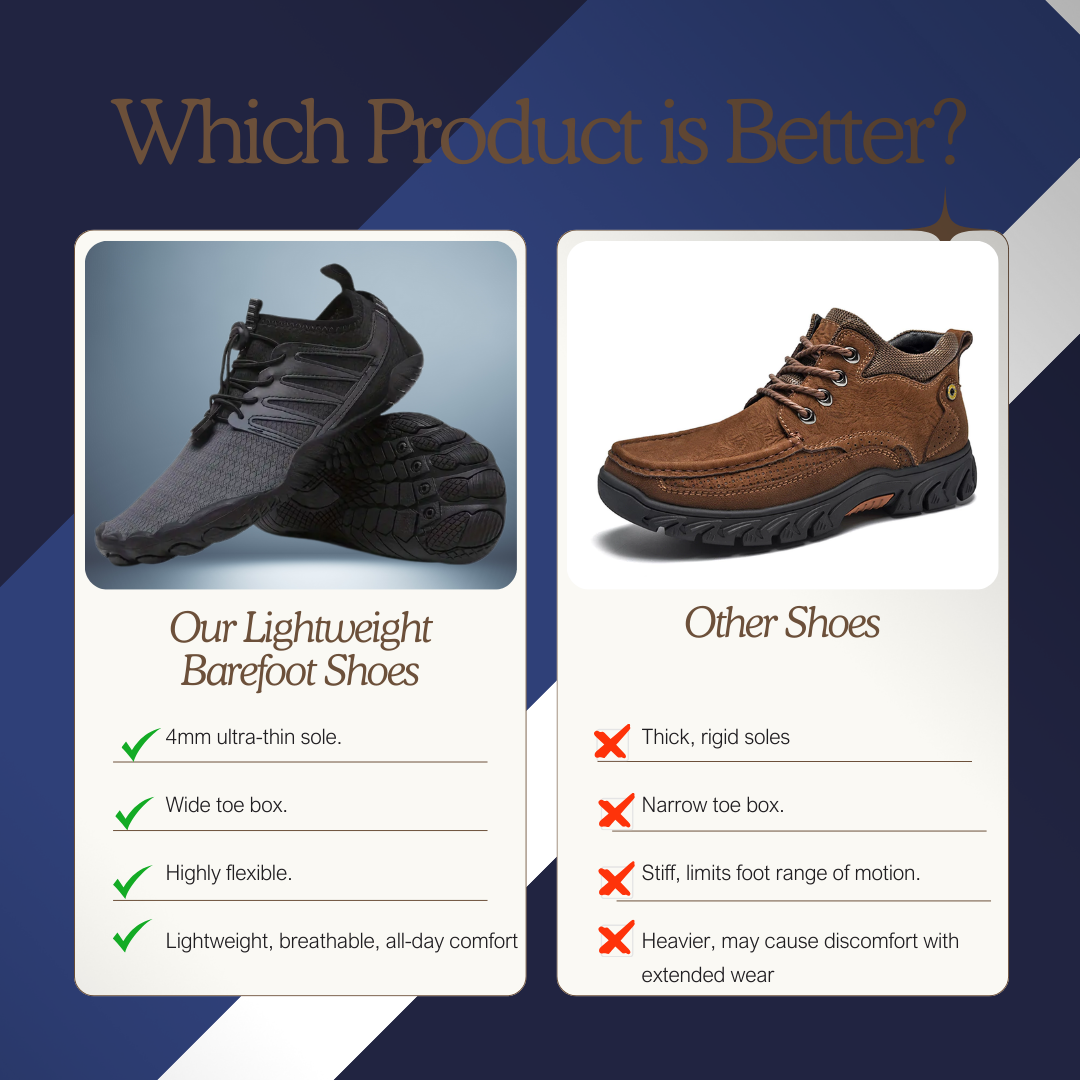 Lightweight Barefoot Shoes - Ultra-thin soles for natural feel