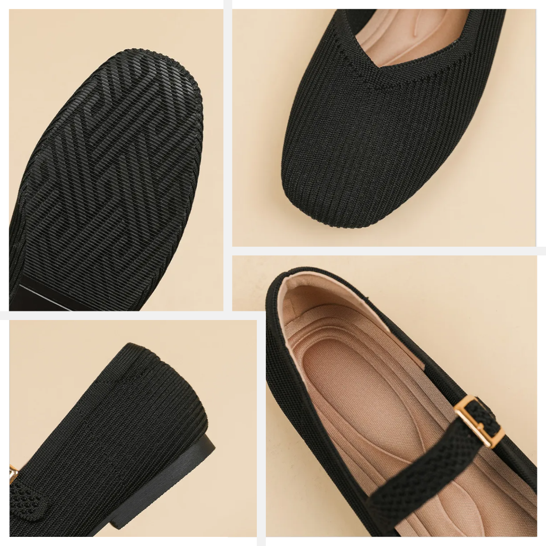 Women Cushy Square-Toe Sandals - Elegant Style for Everyday Wear