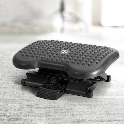 Adjustable Under Desk Foot Rest with Acupressure Surface for optimal comfort