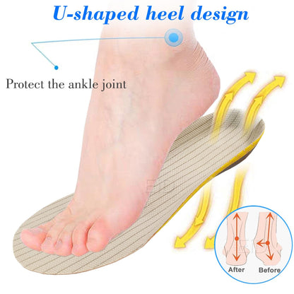 Gel Insoles -  All Day Comfort for Arch Support & Trim Inserts to Fit Shoes