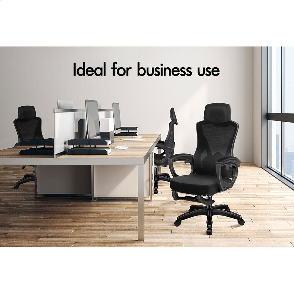 Ergonomic Mesh Chair - 150-degree back recline with locking function