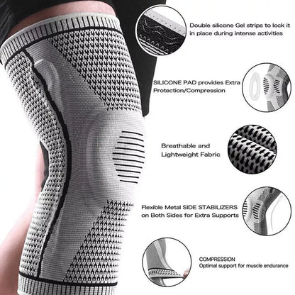 Compression Knee Sleeve – All-Day Knee Support, Maximum Comfort